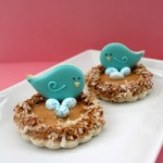 Bird's nest cookies