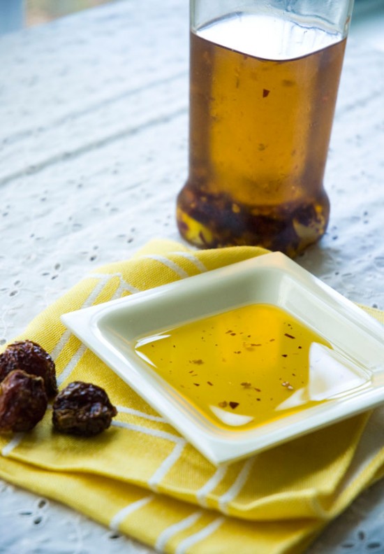 Garlic and Chili Infused Oil