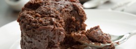 Instant Fudgy Brownie Cake for One