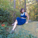 My green dickey gives dresses a new look.