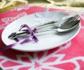 Set your pretty holiday table with these easy snowflake placemats.