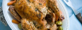 Roasting a chicken is so easy!