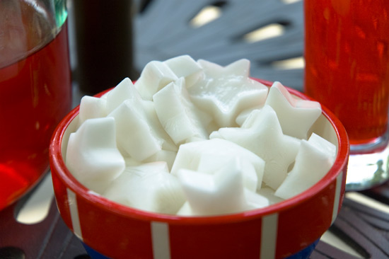 Coconut stars keep your Super-Soldier serum chilled!