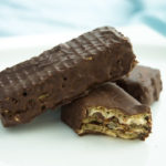 Chocolate-covered mocha cappuccino wafer sandwiches