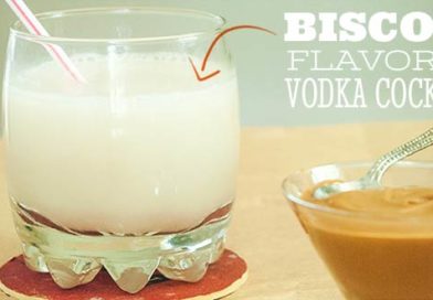 Knuckle Salad's Biscoff-flavored vodka cocktail