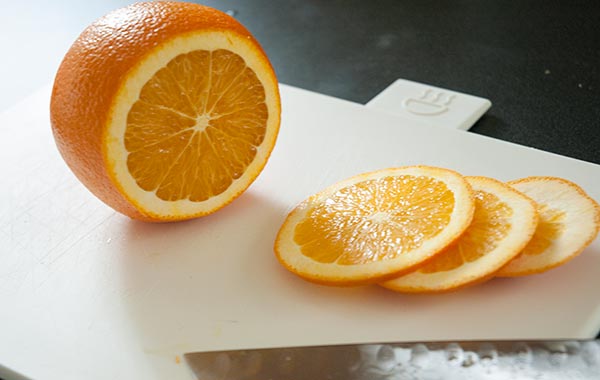 Slice an orange for a quick infusion.