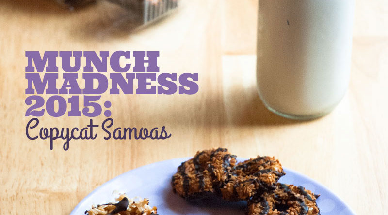 .Samoa copycat recipe is put to the test in 2015's Munch Madness