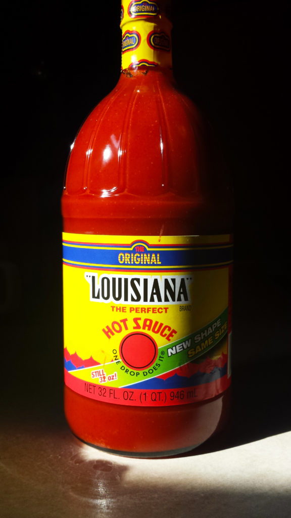 Louisiana Hot Sauce: Accept no substitute.