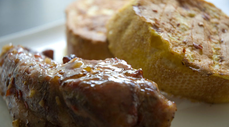 Sweet Spicy Pork with Savory French Toast