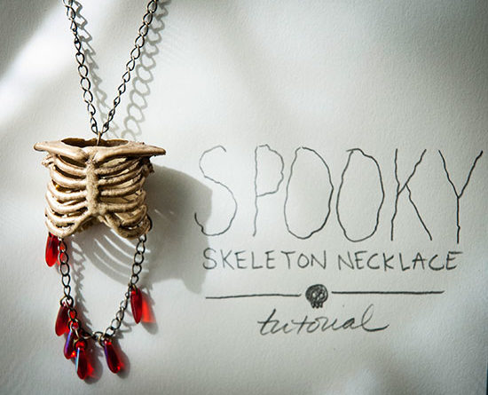 Spooky Skeleton Necklace