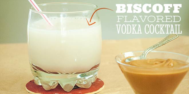 Knuckle Salad's Biscoff-flavored vodka cocktail