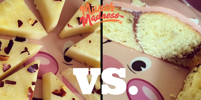 Munch Madness 2014: Round 1, Match 4: Fancy Pineapple vs. Cinna-logna